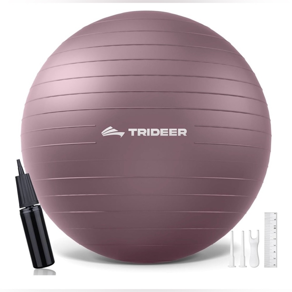 Trideer Yoga Ball – Anti-Burst Exercise Ball for Pregnancy, Office, Birthing